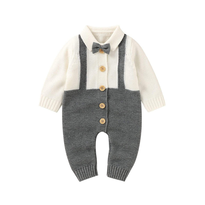 Autumn New Baby Gentleman One-piece Rompers
