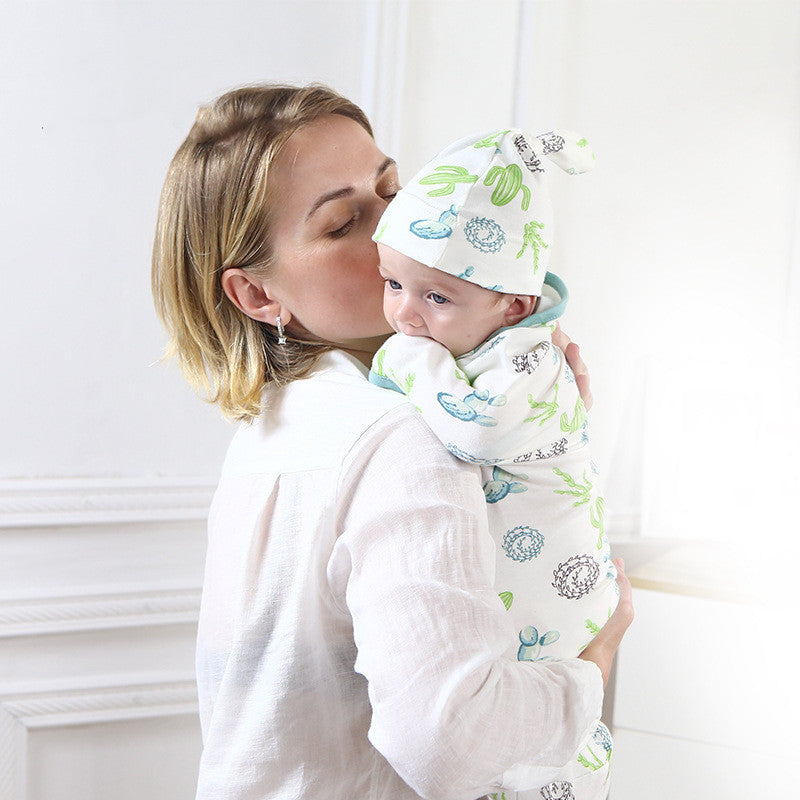 The Ultimate Baby Comfort: Baby Swaddle Sleeping Bag Cotton Quilt Wrap
