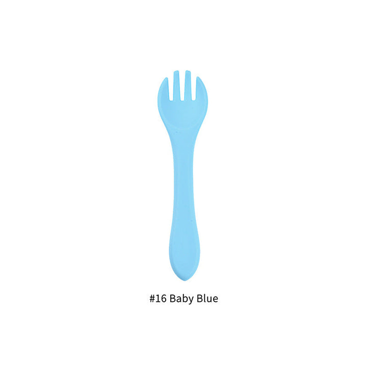 Introducing the Food Grade Baby Feeding Tableware Silicone Fork