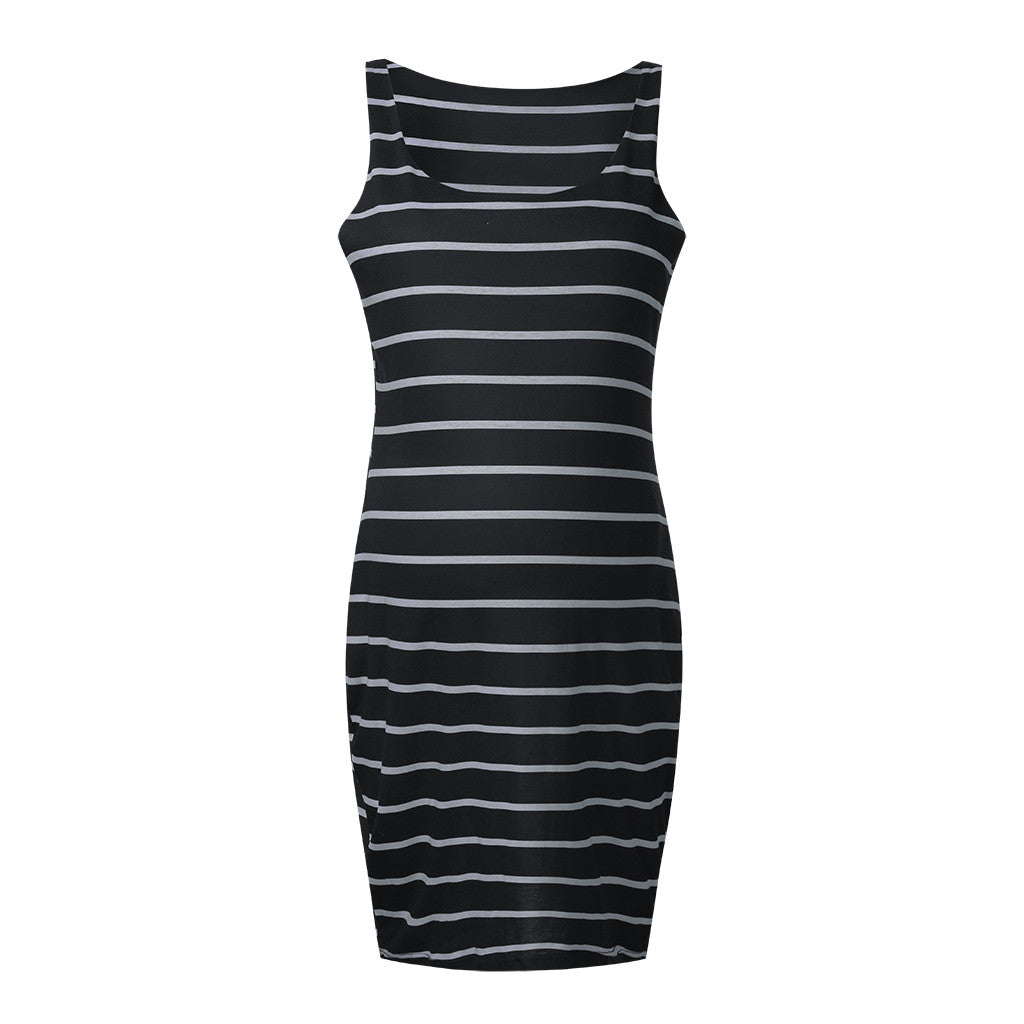 The Perfect Striped Maternity Vest Dress for Every Occasion