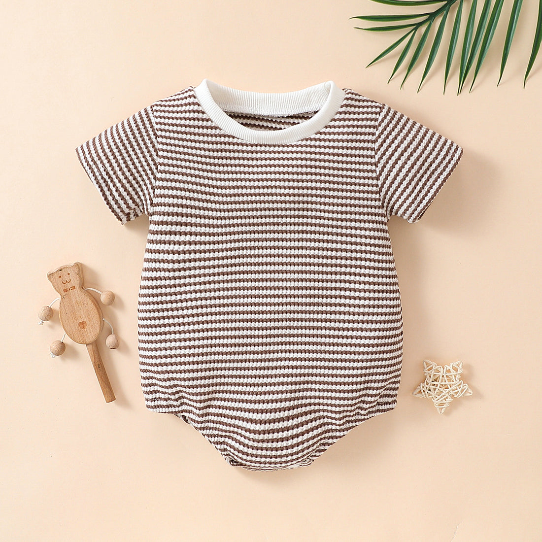 Cotton Short Sleeve Triangle Rompers