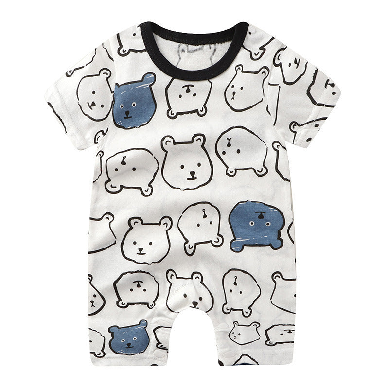 Thin Short Sleeve Newborn Rompers