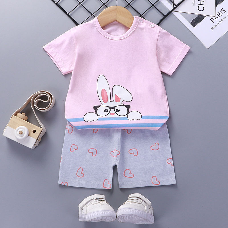Suit Cotton Baby Summer Clothes