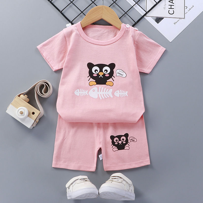 Suit Cotton Baby Summer Clothes