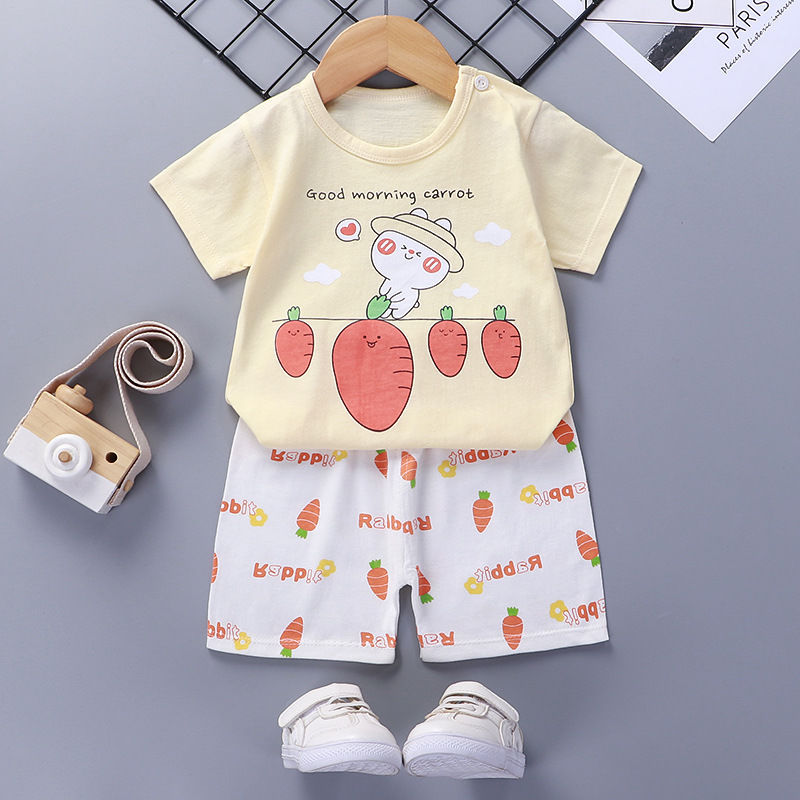 Suit Cotton Baby Summer Clothes