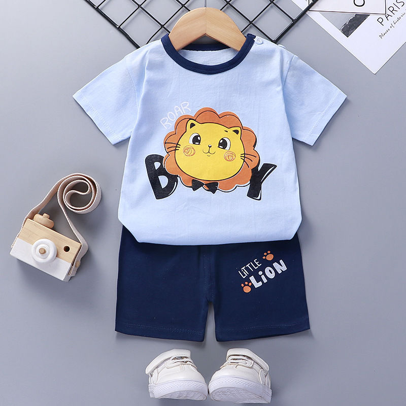 Suit Cotton Baby Summer Clothes