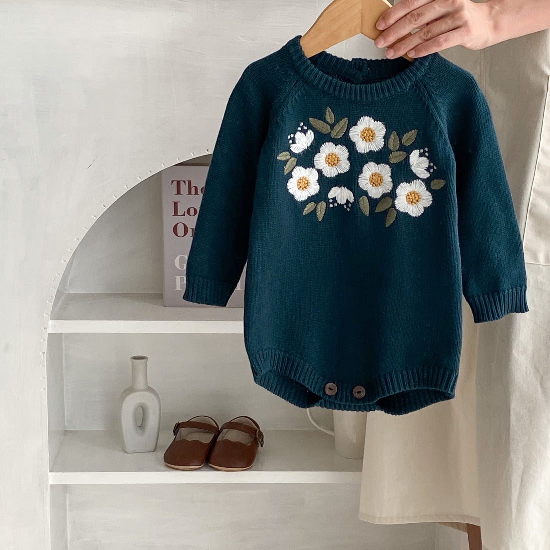 Long Sleeve Baby Bodysuit Triangle Rompers
