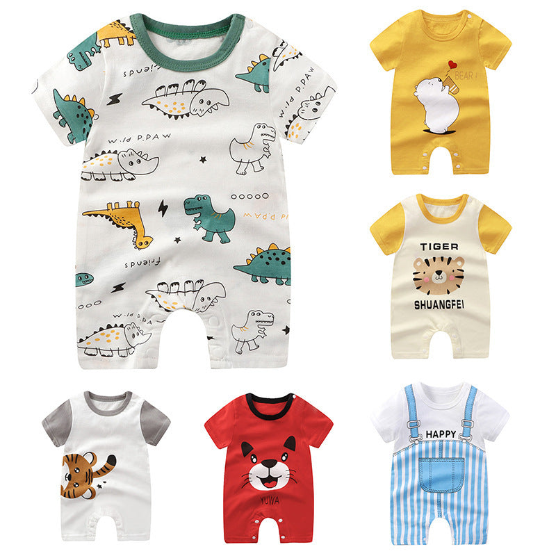 Thin Short Sleeve Newborn Rompers