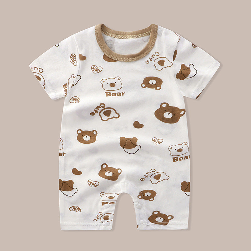 Thin Short Sleeve Newborn Rompers