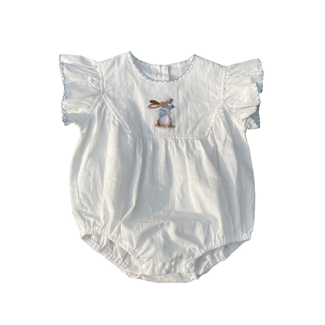 Embroidery Bottom-covering Rompers