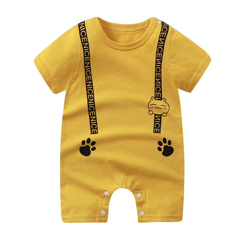 Thin Short Sleeve Newborn Rompers