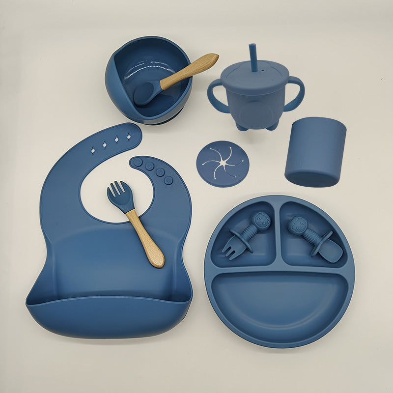 Baby Food Feeding Silicone Tableware