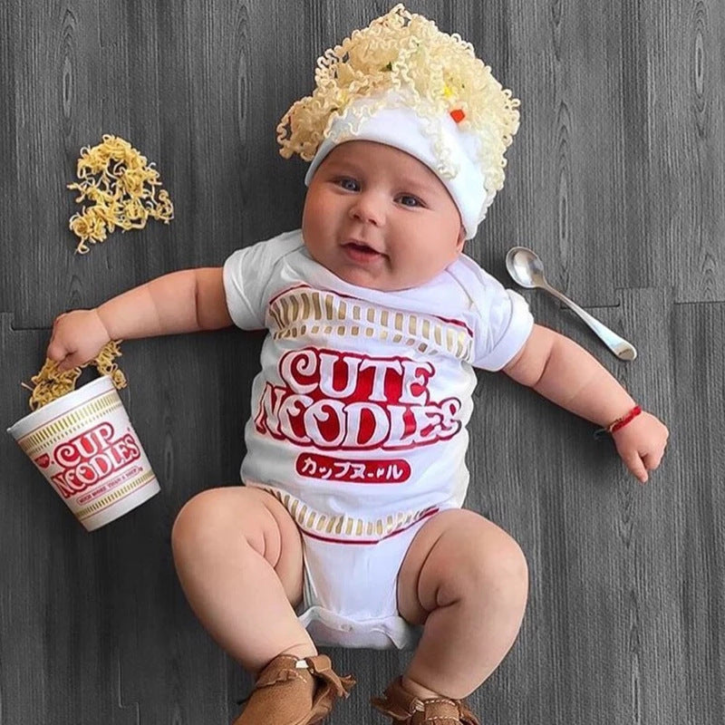 Baby Short Sleeve Triangle Rompers
