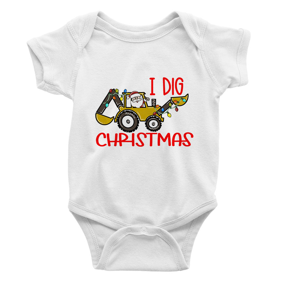 Baby Cotton Short Sleeve Rompers Coating