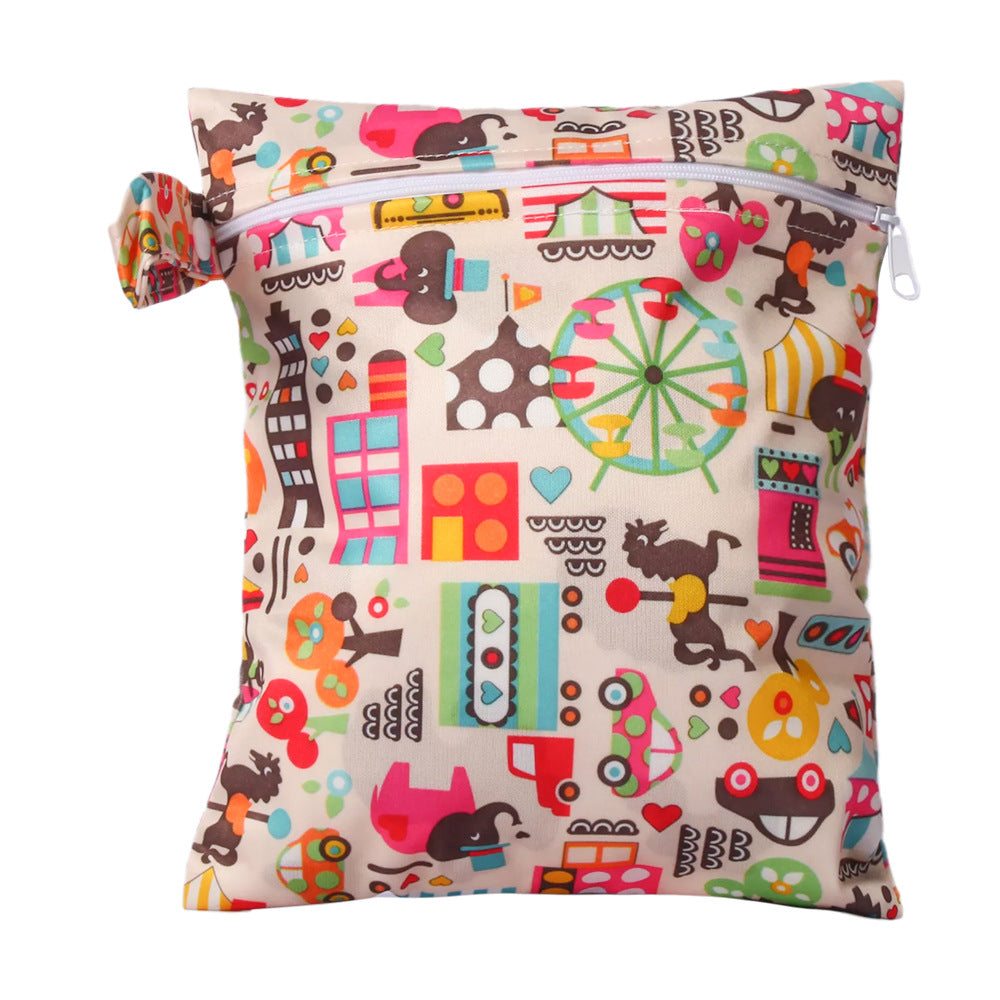 Portable Waterproof Baby Diaper Storage Bag