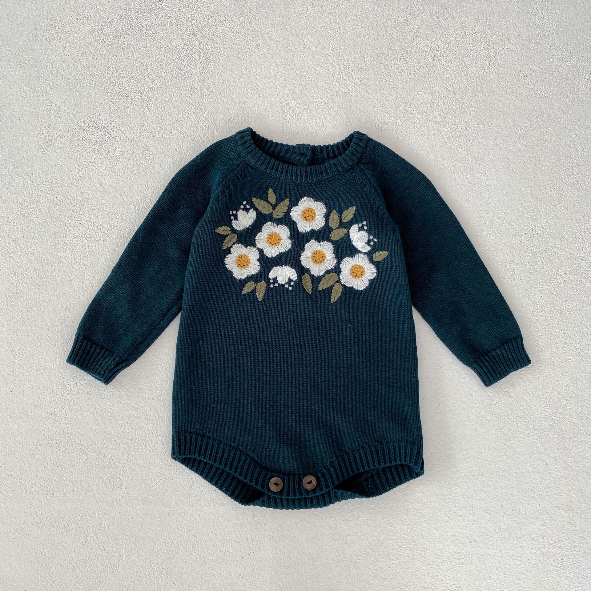 Long Sleeve Baby Bodysuit Triangle Rompers