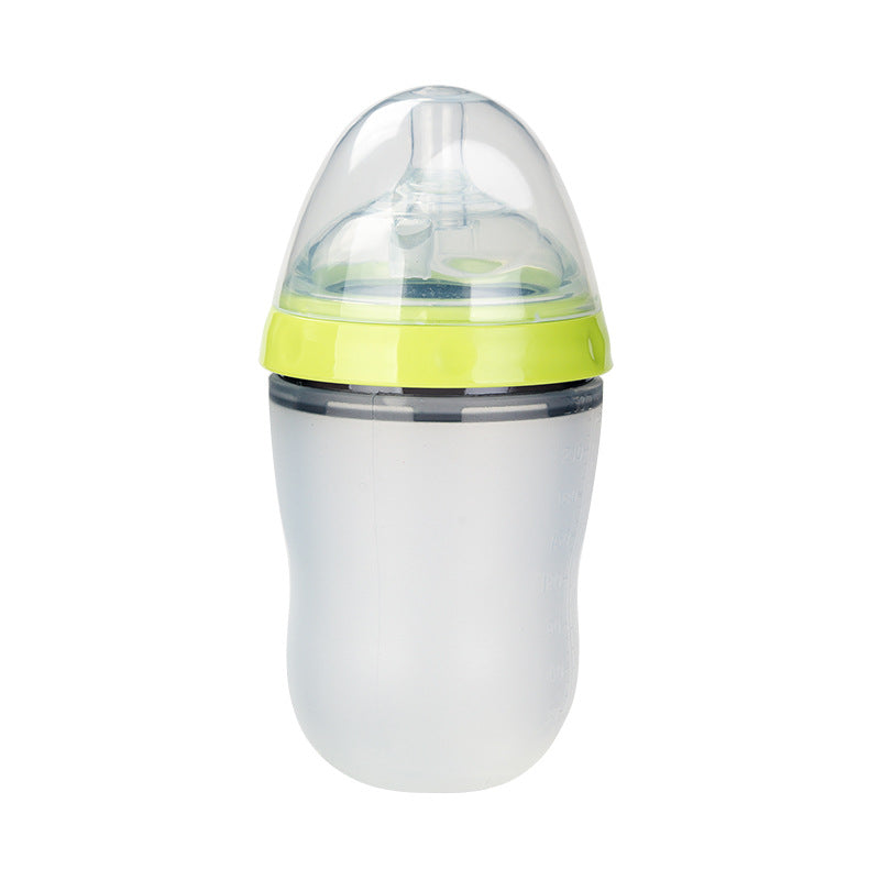Breast Milk Silicone Baby Feeding Bottle