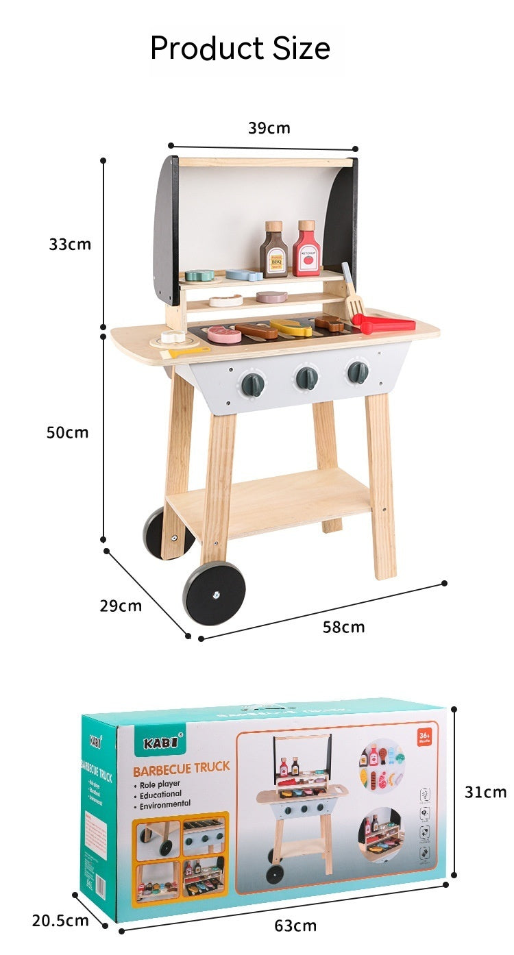Style Simulation Kitchen Barbecue Toys