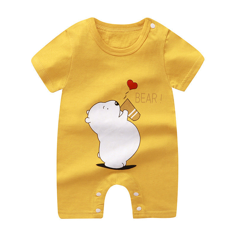 Thin Short Sleeve Newborn Rompers