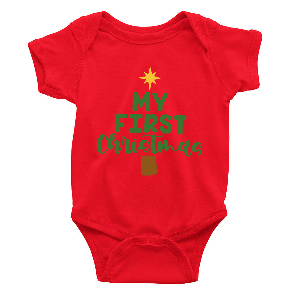 Baby Cotton Short Sleeve Rompers Coating