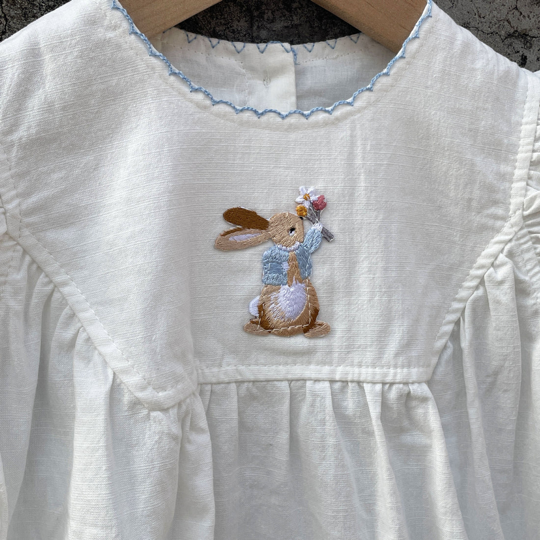 Embroidery Bottom-covering Rompers