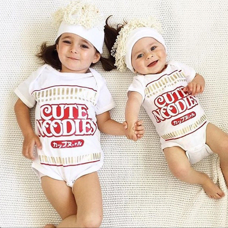 Baby Short Sleeve Triangle Rompers