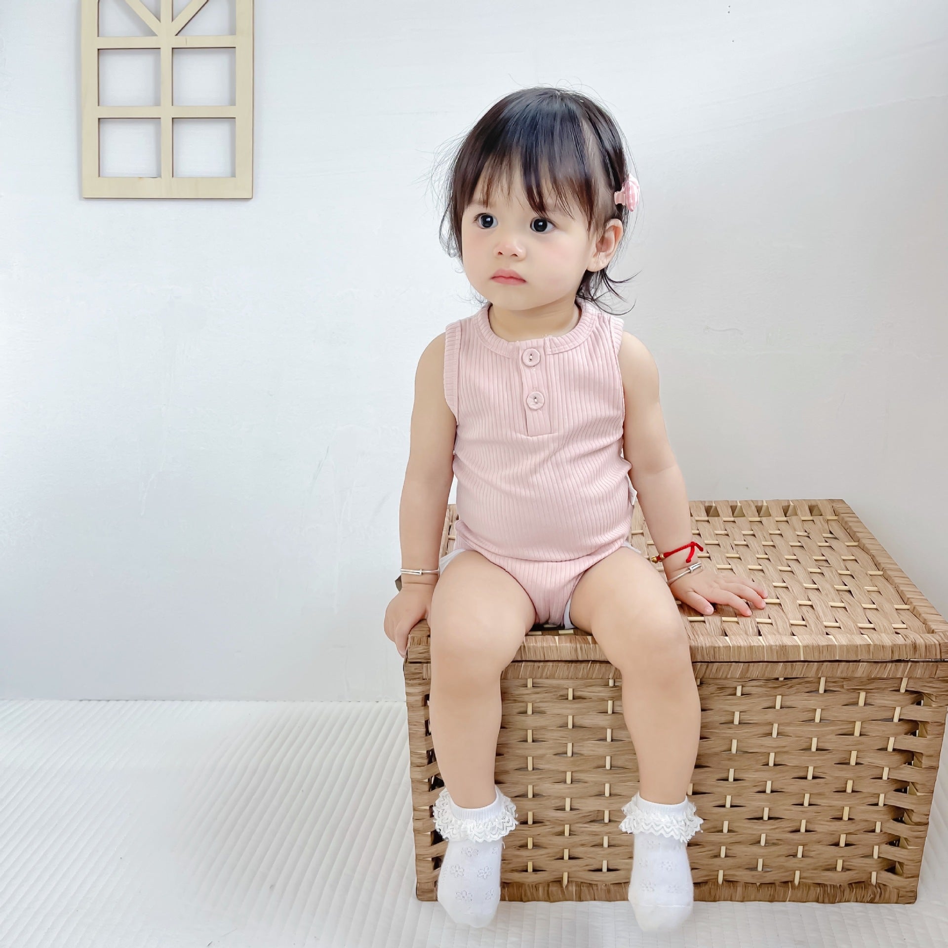 Baby Pure Cotton Rompers Female